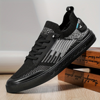 Textilschuhe zum Schnüren für Männer mit dicker Sohle - Thomas