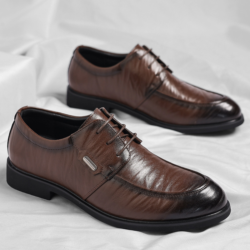 Herrenschnürschuhe mit fester Sohle - Bayron