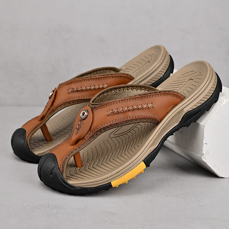 Herren-Flip-Flop-Sandalen mit verstärkter Traktionssohle - Zorven