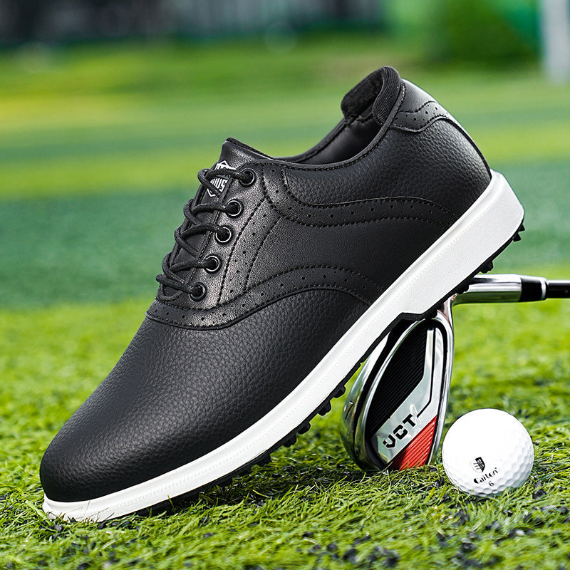 Herren-Golfschuhe aus weichem Leder mit gepolsterter Passform - Riccardo