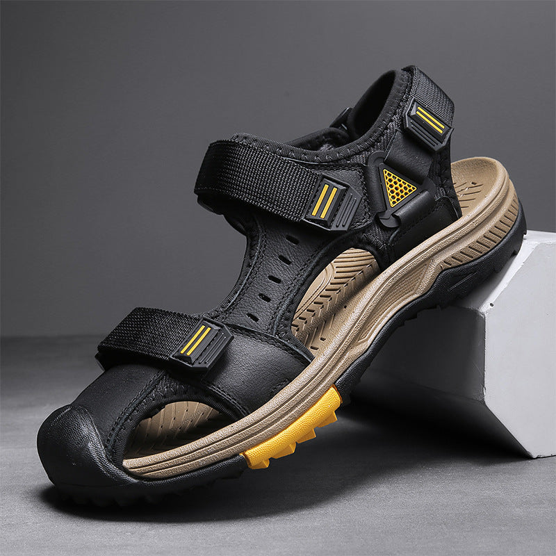 Ergonomische Herren-Outdoor-Sandalen mit verstellbarem Halt - Pierre