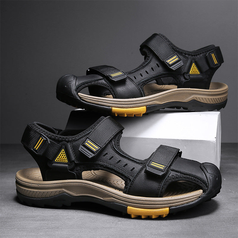 Ergonomische Herren-Outdoor-Sandalen mit verstellbarem Halt - Pierre