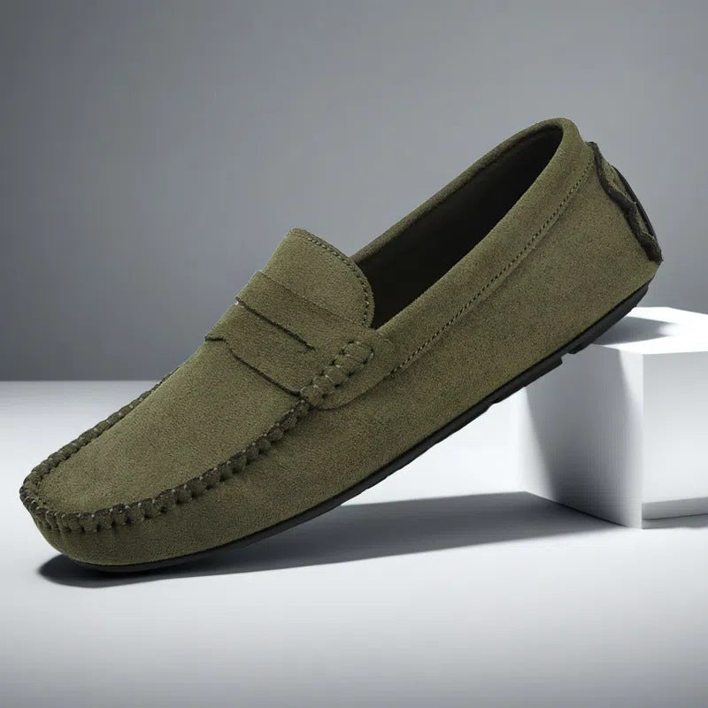 Herren-Slipper aus Wildleder mit klassischem Penny-Design - Winslow