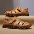 Geschlossene Herrensandalen mit ergonomisch geformtem, verstellbarem Verschluss - Darven