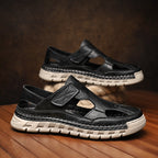 Orthopädische Herrenschuhe mit fester Sohle - Kasiel