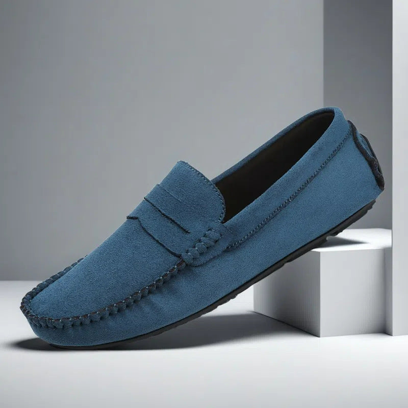 Herren-Slipper aus Wildleder mit klassischem Penny-Design - Winslow