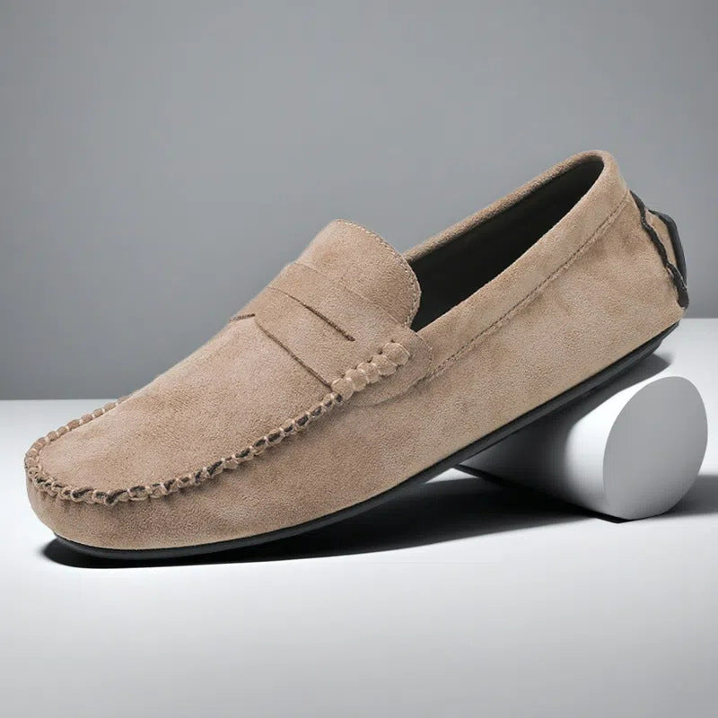 Herren-Slipper aus Wildleder mit klassischem Penny-Design - Winslow