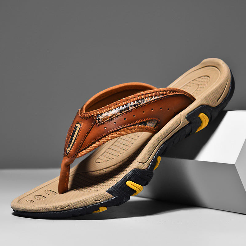 Sportliche Herren-Flip-Flops mit fester Sohle - Tavrek