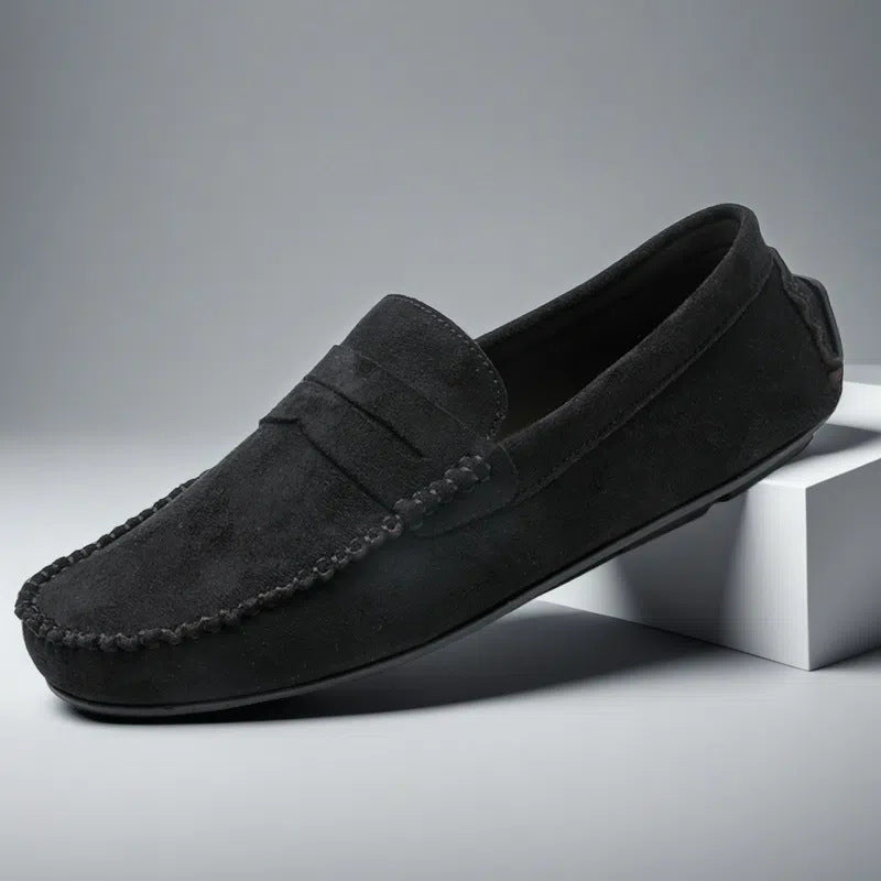 Herren-Slipper aus Wildleder mit klassischem Penny-Design - Winslow
