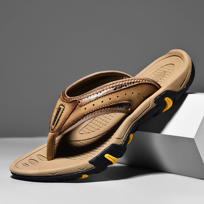 Sportliche Herren-Flip-Flops mit fester Sohle - Tavrek
