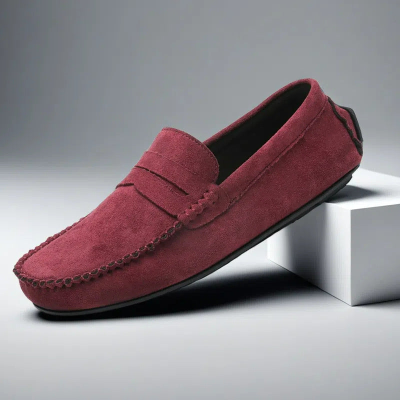 Herren-Slipper aus Wildleder mit klassischem Penny-Design - Winslow