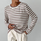 EleganceStripe Long Sleeve Shirt