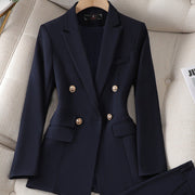 Blau-Blazer