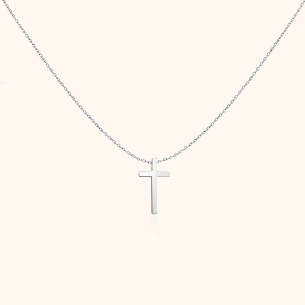 Damenschmuck Halskette zentrales Kreuz