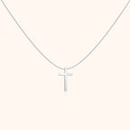 Damenschmuck Halskette zentrales Kreuz