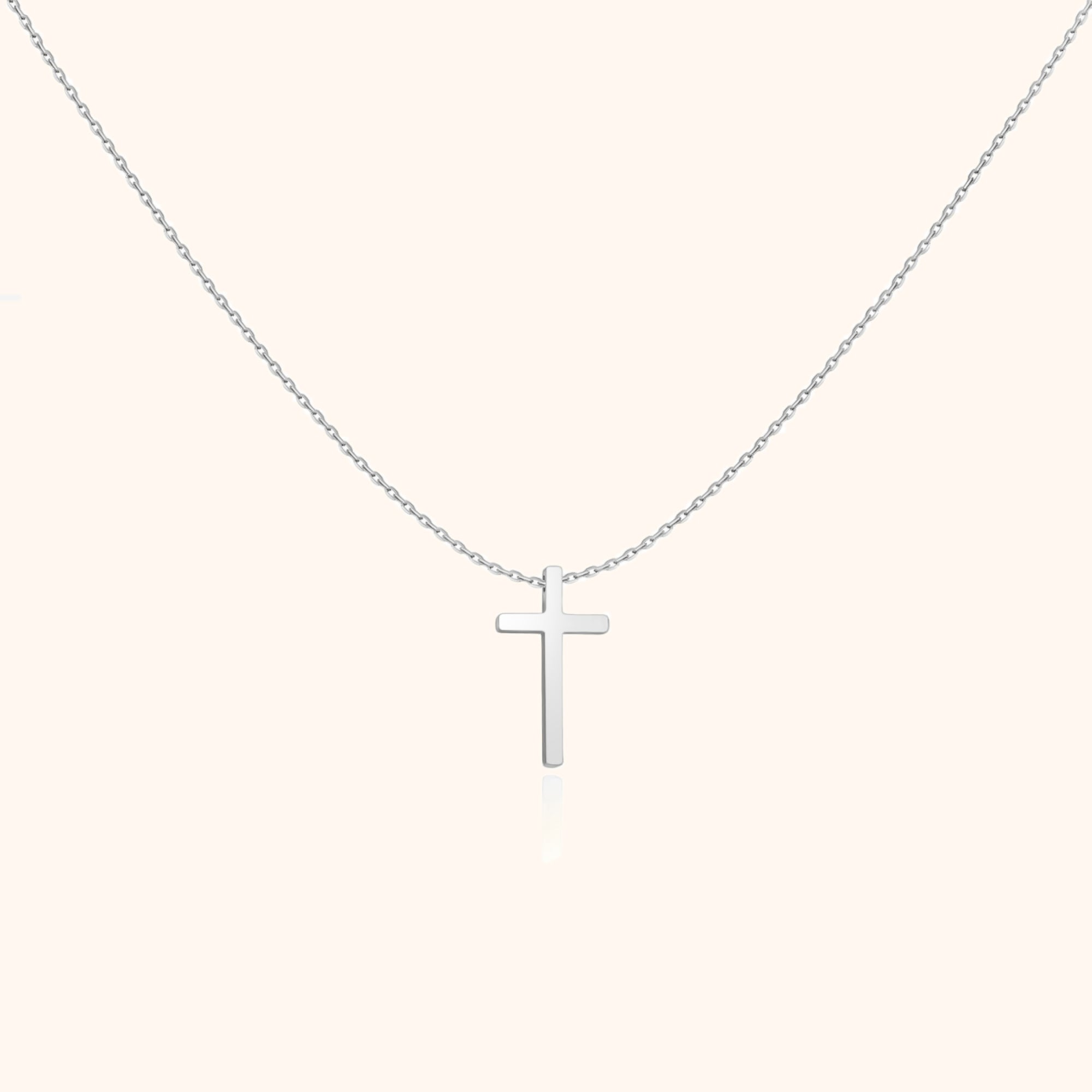 Damenschmuck Halskette zentrales Kreuz