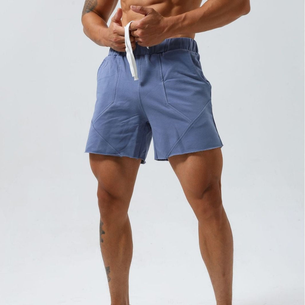 Gerade geschnittene Herren-Sportshorts aus Baumwolle - Ivan