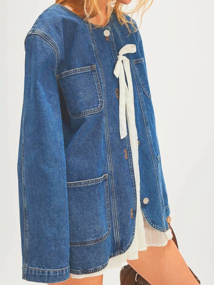 Jeansjacke in Blau