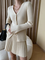Livia - Formelles und elegantes zweiteiliges Set aus Maschenware