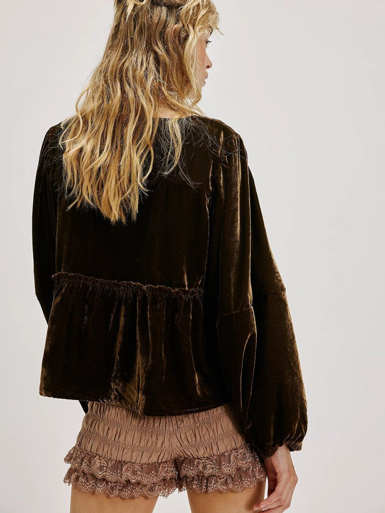 Jeansjacke in Kaffee
