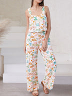 Nalah - Set aus ärmellosem Hemd und zweiteiliger Hose