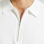 Preston Gestricktes Poloshirt mit Stickerei