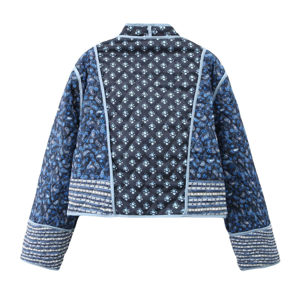 Jacke zum Wenden mit figurbetontem Schnitt und Reverskragen
