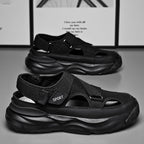 Herren-Sportsandalen mit dicker Sohle und Klettverschluss - Bruno