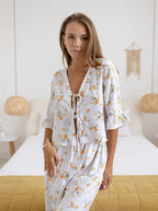Vanna - Bequemer Pyjama mit Sommerstil