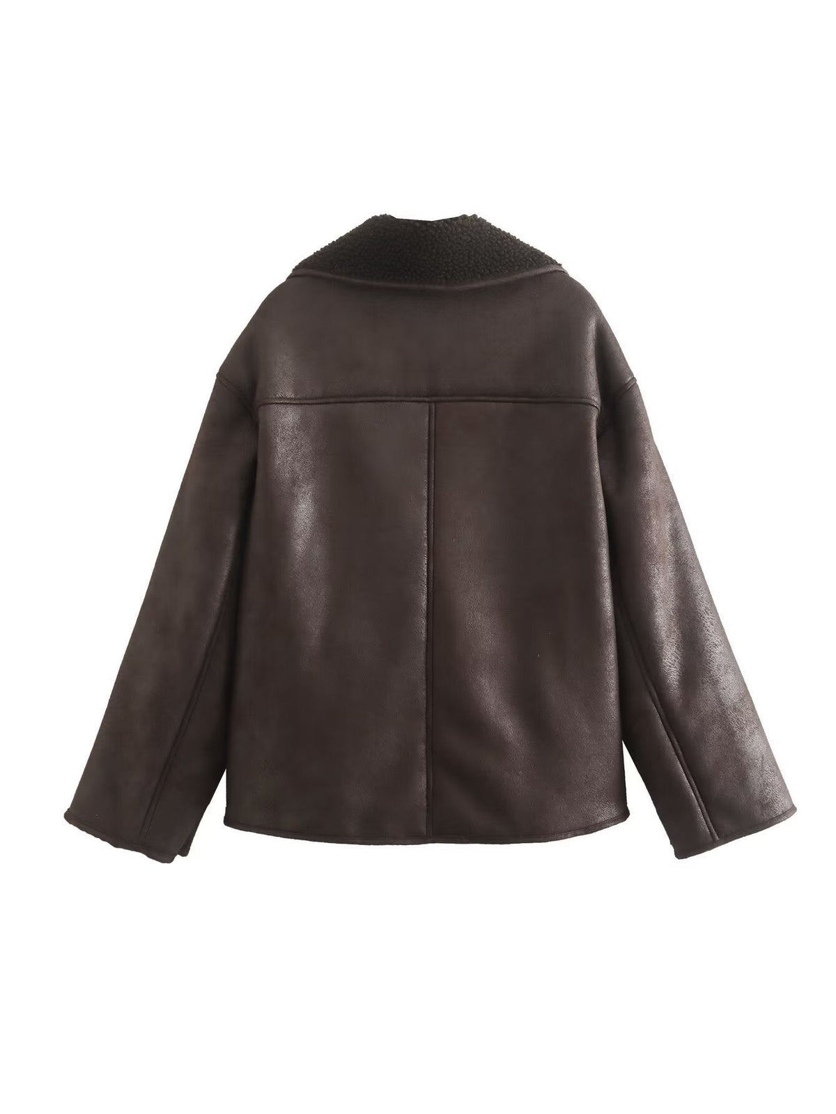 Klassische kurze Lederjacke