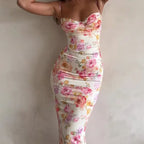 Cottie - Bedrucktes Ausgestelltes Midikleid