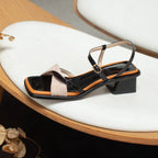 Antania - Sandalen mit Blockabsatz und offener Spitze
