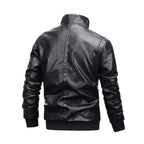 Herrenjacke in Lederoptik mit Innenfutter - Rethan