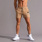 Herren-Shorts aus Baumwollstretch mit verstellbarem Bund - Marcos