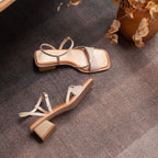 Antania - Sandalen mit Blockabsatz und offener Spitze
