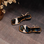 Antania - Sandalen mit Blockabsatz und offener Spitze