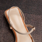 Antania - Sandalen mit Blockabsatz und offener Spitze