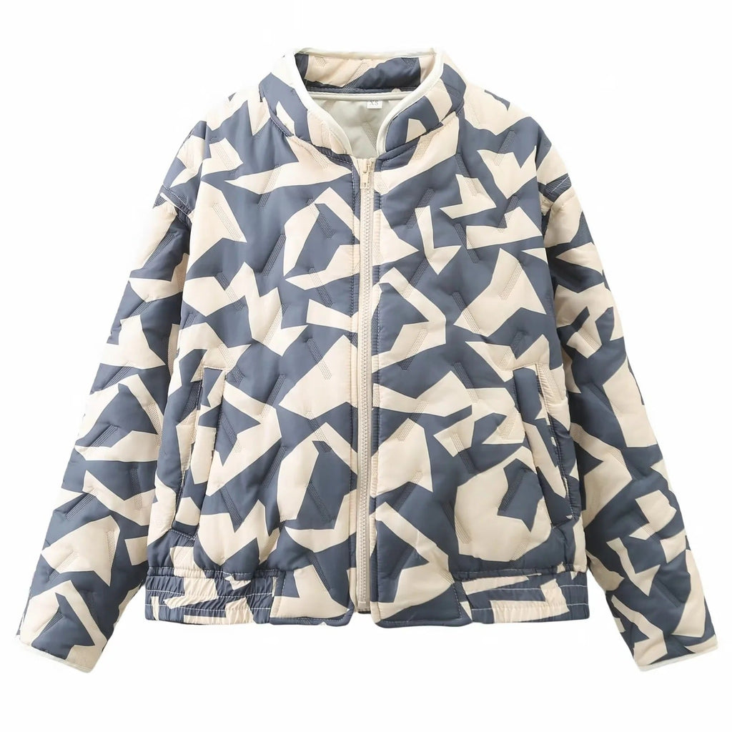 Jacke in leichter Ausführung mit Print