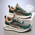 Atmungsaktive Mesh-Turnschuhe im urbanen Design für Männer - Rasken