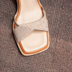 Antania - Sandalen mit Blockabsatz und offener Spitze
