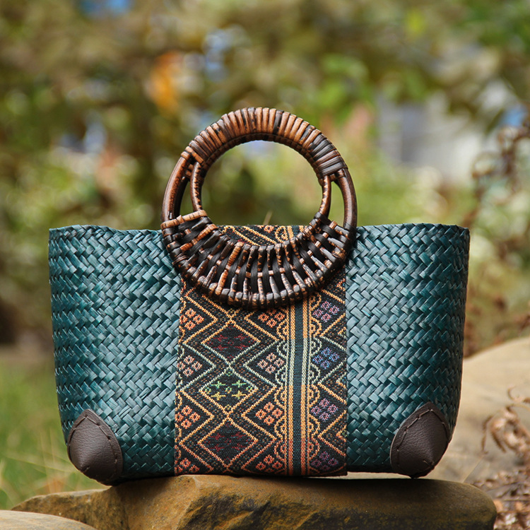 Bohemian Woven Delight Handtasche