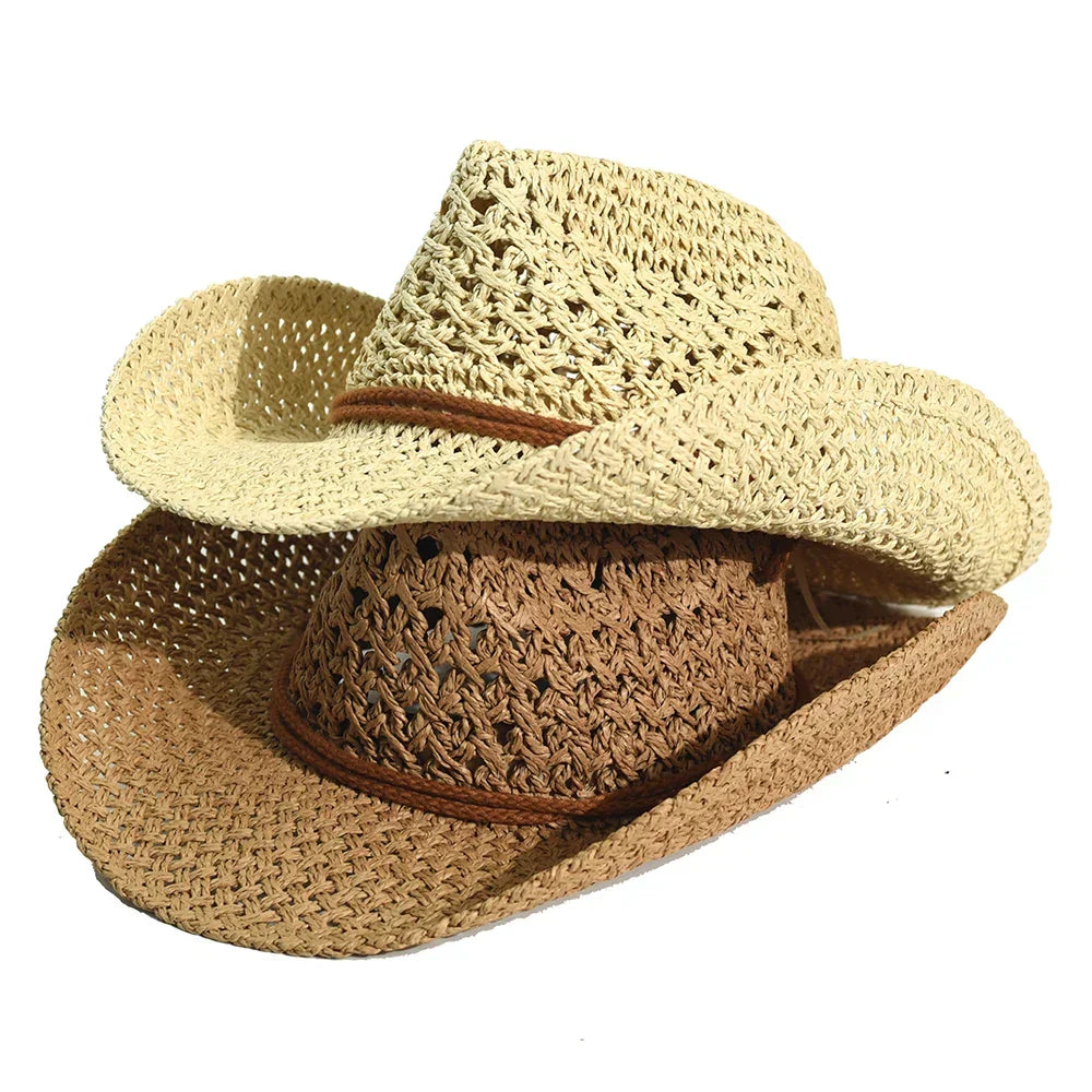 Panama Weicher handgefertigter Cowboy-Strohhut