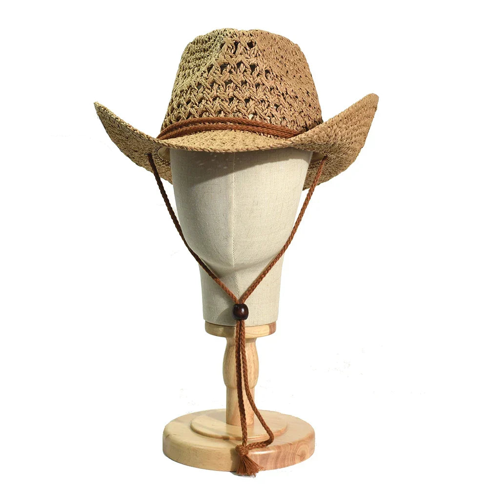 Panama Weicher handgefertigter Cowboy-Strohhut