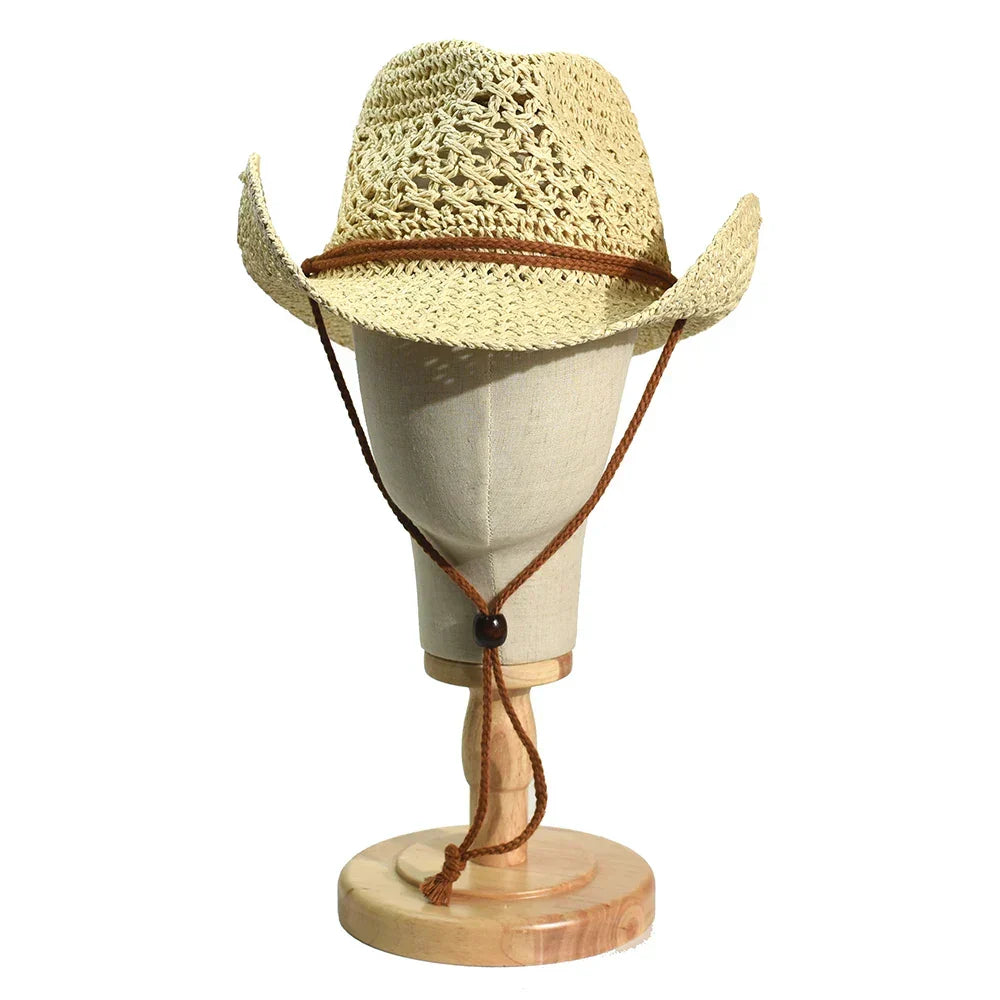 Panama Weicher handgefertigter Cowboy-Strohhut