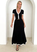 Fiore - Klassisches schwarzes Kleid