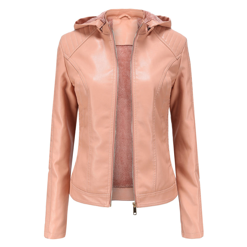 Stilvolle Lederjacke mit zeitlosem Design