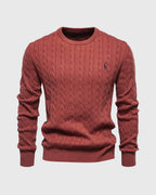 Geflochtener Strickpullover für Männer - Lioren