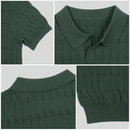 Retro Threads Gewebtes Poloshirt