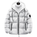 ROBERT - Baumwolljacke mit Allover-Briefdruck