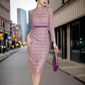 Aria - Elegantes Winter-Spitzenkleid
